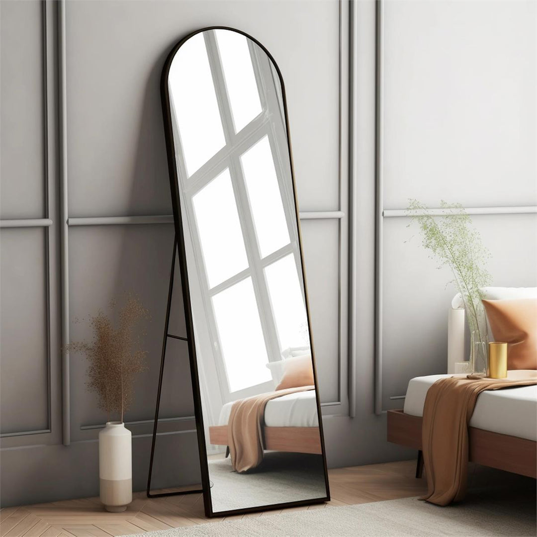 Aluminium Arch Standing Mirror w/Easel, 20"x68"