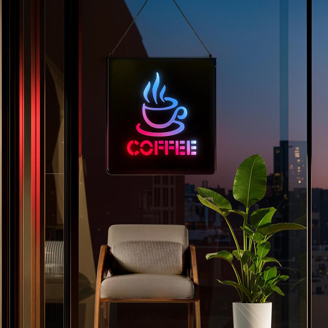 Coffee Plastic Neon LED Sign #COFFEESIGN001