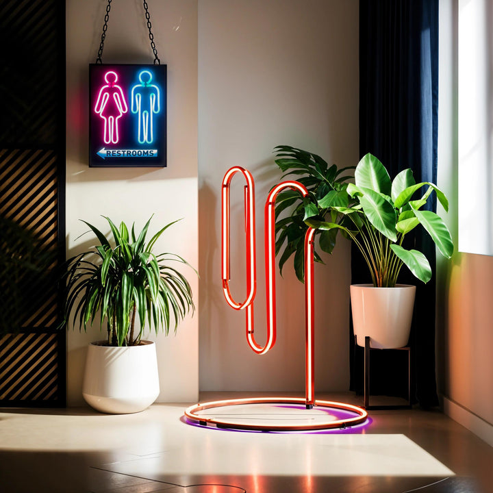 Restroom Plastic Neon LED Sign #RR001