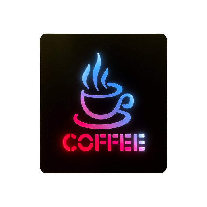 Coffee Plastic Neon LED Sign #COFFEESIGN001