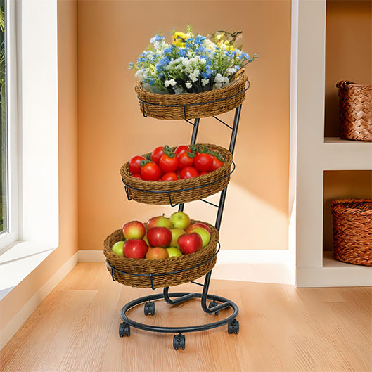 Universal Wicker Basket Stand #GWBS025