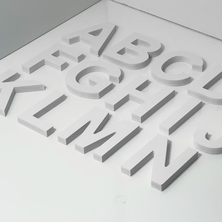 PVC Alphabetical Letters