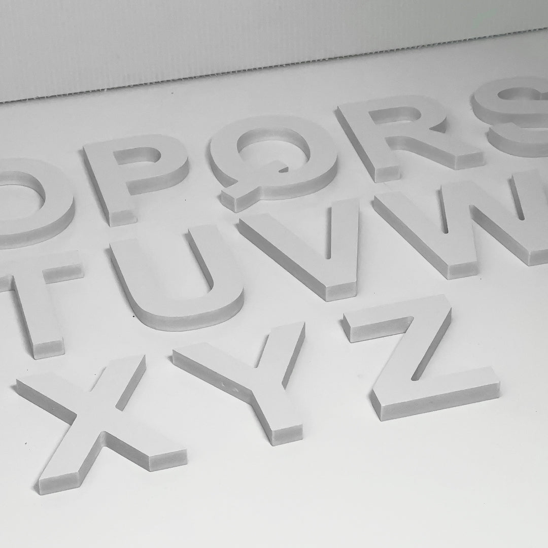 PVC Alphabetical Letters