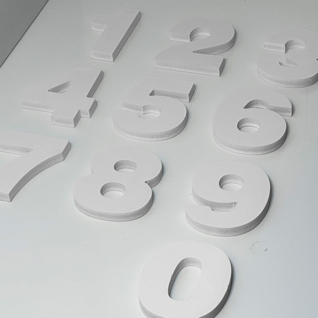 PVC Cutout Numbers Bundle - 0-9