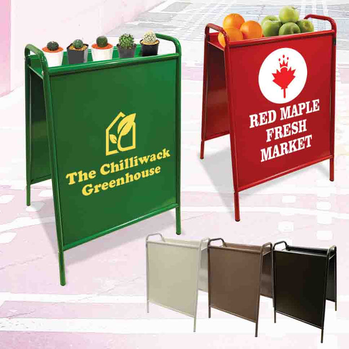 Athena Stand Frame - Sidewalk Signboard for Street Advertising - Double Sided Outdoor and Indoor poster advertising